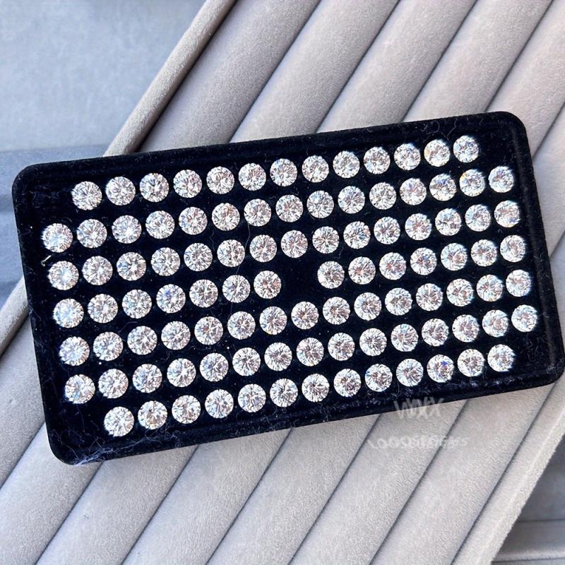 100pcs 5mm Round Cubic Zirconia Gemstones for DIY Jewelry Making