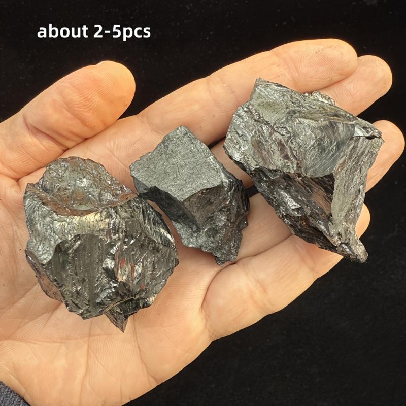 50g 100g Raw Shungite Stone Artificial Crystal DIY Gems Science Teaching