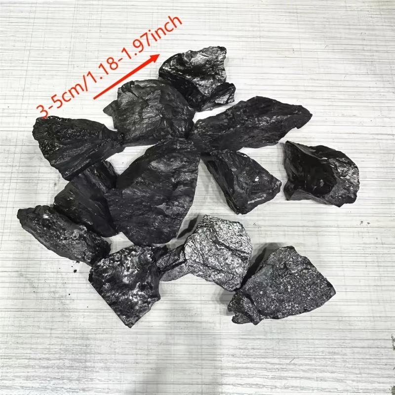 50g 100g Raw Shungite Stone Artificial Crystal DIY Gems Science Teaching