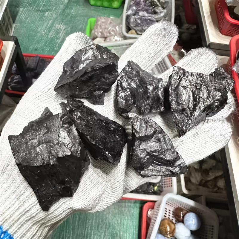 50g 100g Raw Shungite Stone Artificial Crystal DIY Gems Science Teaching