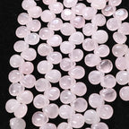 Rose Quartz Beads Pinkish Beige Jewelry Making