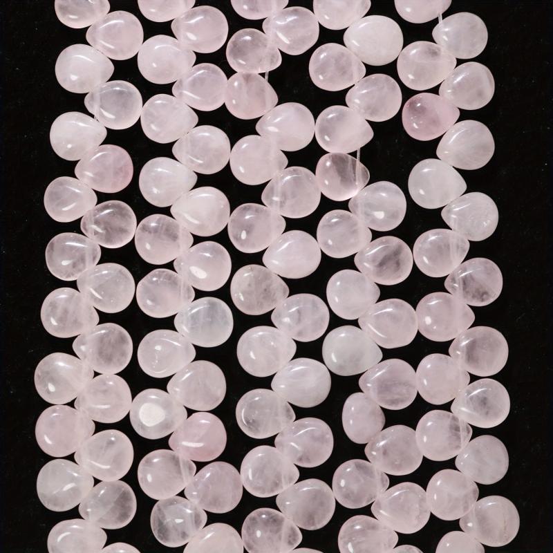 Rose Quartz Beads Pinkish Beige Jewelry Making