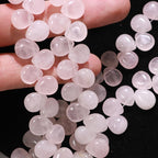 Rose Quartz Beads Pinkish Beige Jewelry Making