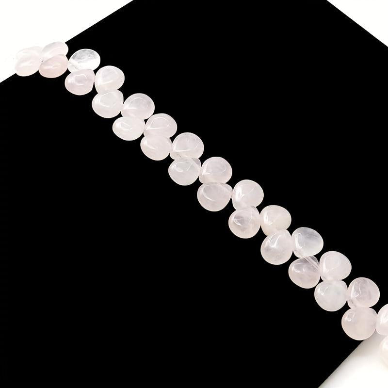 Rose Quartz Beads Pinkish Beige Jewelry Making