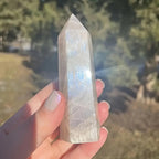Polished Moonstone Point Home Decor Luminous Finish Moon Home Decor