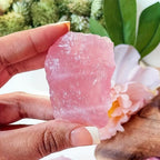 Natural Rose Quartz Raw Stone for Home Decor and Crystal Collections