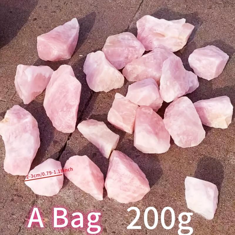 Natural Rose Quartz Raw Stone for Home Decor and Crystal Collections