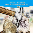 3pcs Unopened Natural Agate Geode Egg DIY Rock Crystal Specimen