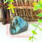 Labradorite Stone Bohemian Geometric Pattern Home Decor Gift