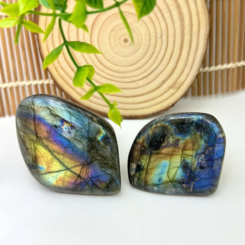 Labradorite Stone Bohemian Geometric Pattern Home Decor Gift