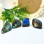 Labradorite Stone Bohemian Geometric Pattern Home Decor Gift