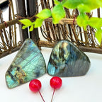 Labradorite Stone Bohemian Geometric Pattern Home Decor Gift