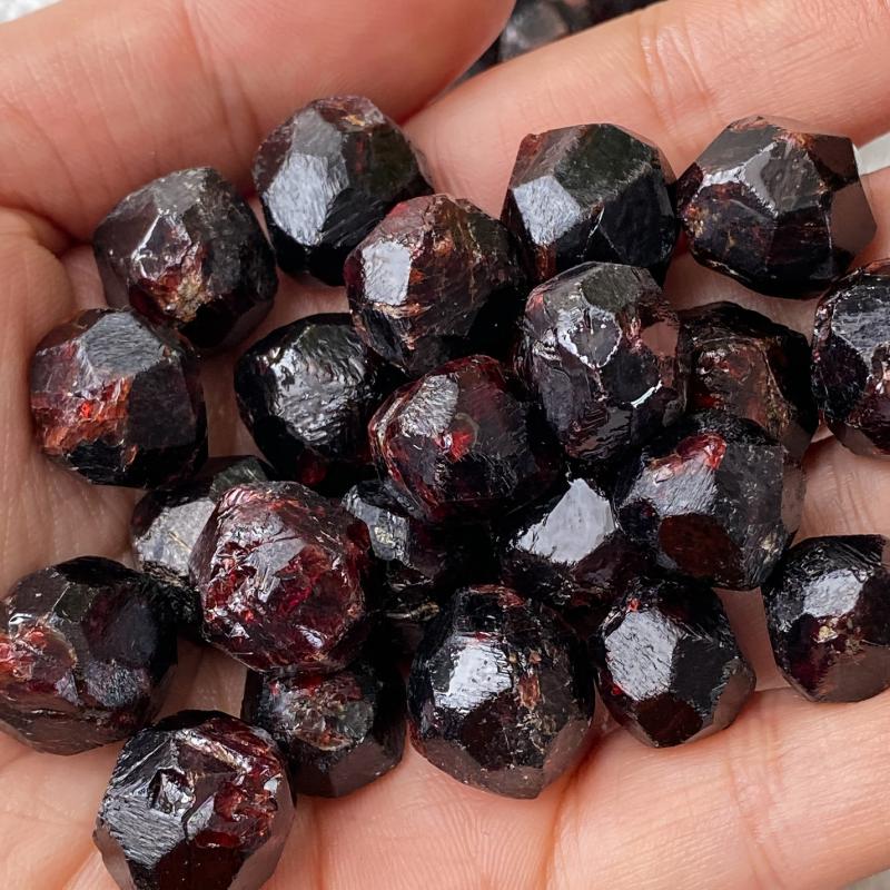 Raw Garnet Chunks Red Garnet Stone Natural Rough Crystal Loose Large