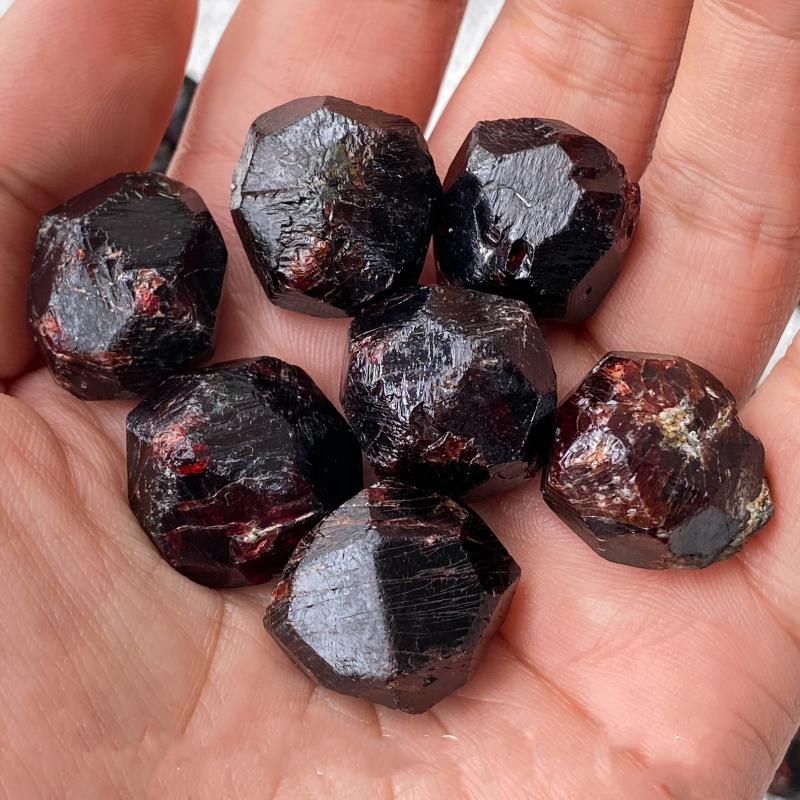Raw Garnet Chunks Red Garnet Stone Natural Rough Crystal Loose Large