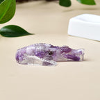 Handcrafted Crystal Resin Crocodile Aquarium Decoration