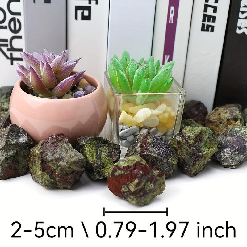 Dragon Blood Raw Crystal Stones for Jewelry Making Tumbling DIY Crafts Assorted