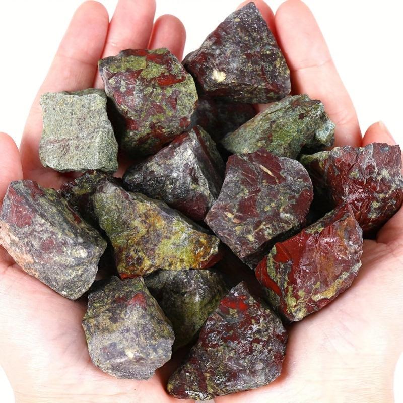 Dragon Blood Raw Crystal Stones for Jewelry Making Tumbling DIY Crafts Assorted
