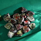 Dragon Blood Raw Crystal Stones for Jewelry Making Tumbling DIY Crafts Assorted