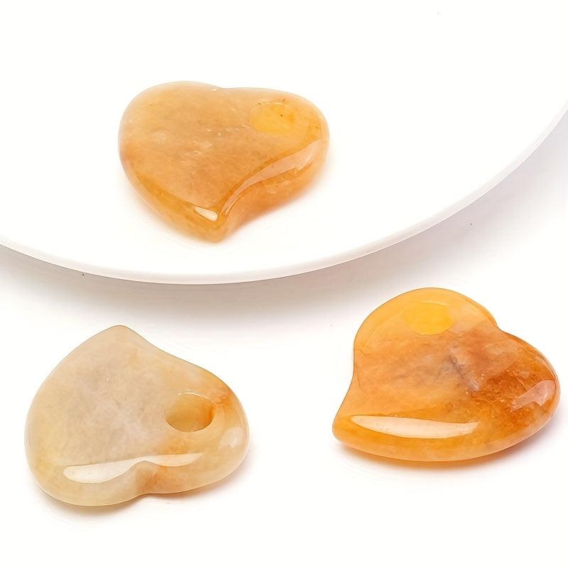 3pcs Boho Style 30mm Heart Charms Multicolor DIY Jewelry Making Large