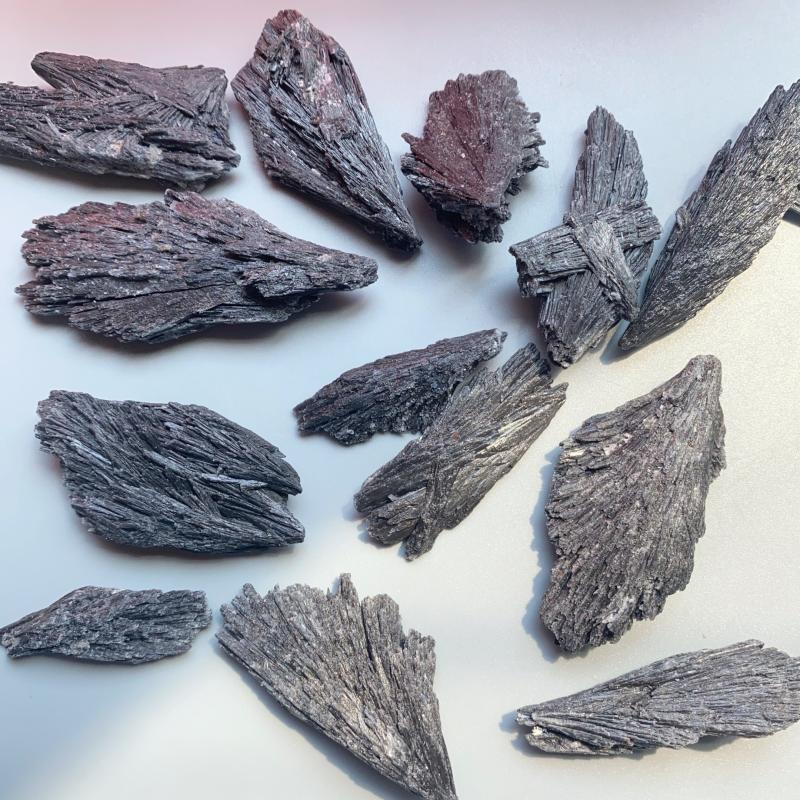 Bohemian Kyanite Fan Stone Rough Crystal Chunks 40g-220g