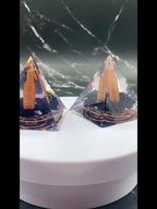 Energy Pyramid Dribble for Home Office Decor - Boost Happiness, Attract Wealth