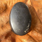 Natural Shungite Polishing Palm Stone for Meditation
