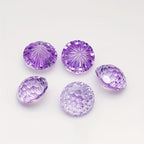 Gradient Firework Cut Zircon, 6mm & 8mm, Jewelry Making DIY