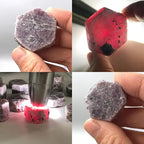 Red Corundum Rough Stone for Aquarium Terrarium DIY Handcraft