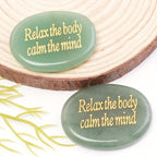 2pcs Natural Thumb Stone Oval Massage Synthetic Multiple Colors