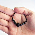 Shungite Hematite Couple Bracelets