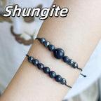 Shungite Hematite Couple Bracelets