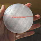 Selenite Charging Pad 8 Disc Chakra Pattern Ideal Gift