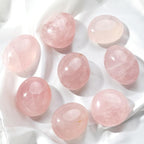 Rose Quartz Polished Palm Stone Tumbled Stone Worry Stone