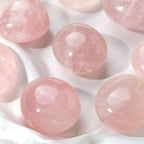 Rose Quartz Polished Palm Stone Tumbled Stone Worry Stone