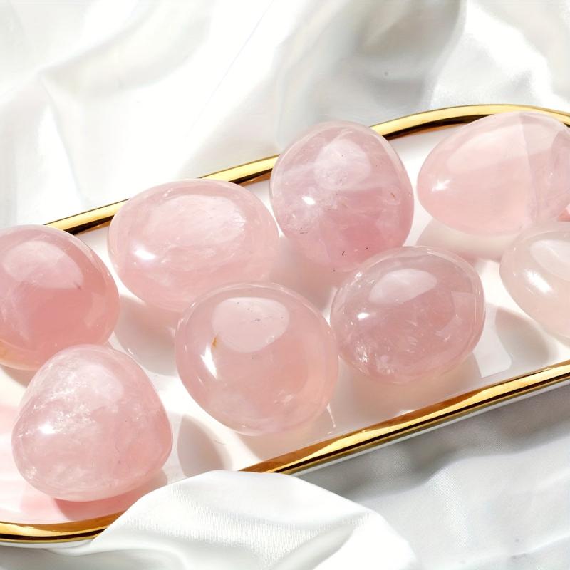 Rose Quartz Polished Palm Stone Tumbled Stone Worry Stone