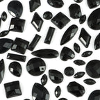 100pcs Assorted Rhinestones DIY Jewelry Making Supplies Geometric Patterns