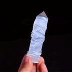 Boho Selenite Dragon & Phoenix Carved Crystal Tower DIY Gift