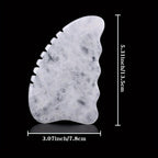 Handcrafted Gua Sha Facial Roller Natural Stone Massage Tool