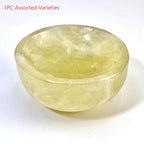 High Rose Quartz Citrine Crystal Bowl Home Decor Gift