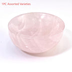High Rose Quartz Citrine Crystal Bowl Home Decor Gift