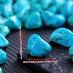 10pcs Natural Turquoise Crystals Aquarium Decoration