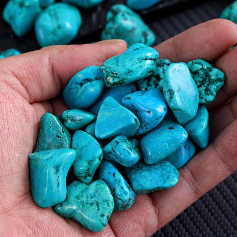 10pcs Natural Turquoise Crystals Aquarium Decoration