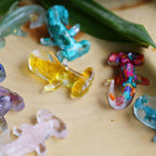 Resin Crushed Stone Shark for Fish Tank Decor Desktop Ornaments