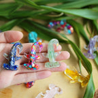 Resin Crushed Stone Shark for Fish Tank Decor Desktop Ornaments