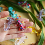 Resin Crushed Stone Shark for Fish Tank Decor Desktop Ornaments