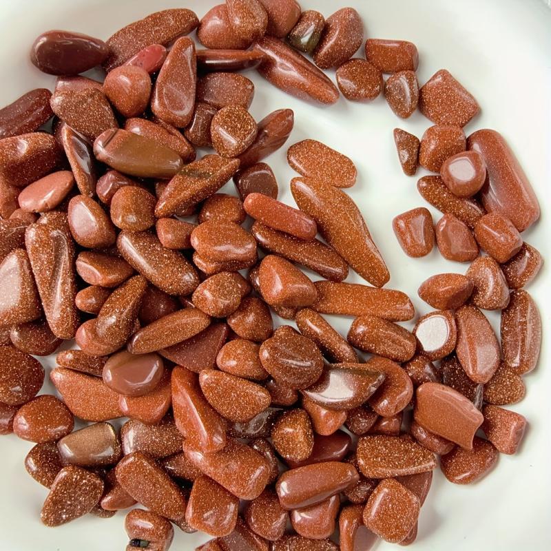 Golden Sandstone Crushed Stones Bright Red Gravel Decorative Stone Ornaments