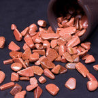 Golden Sandstone Crushed Stones Bright Red Gravel Decorative Stone Ornaments