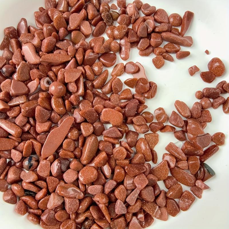 Golden Sandstone Crushed Stones Bright Red Gravel Decorative Stone Ornaments