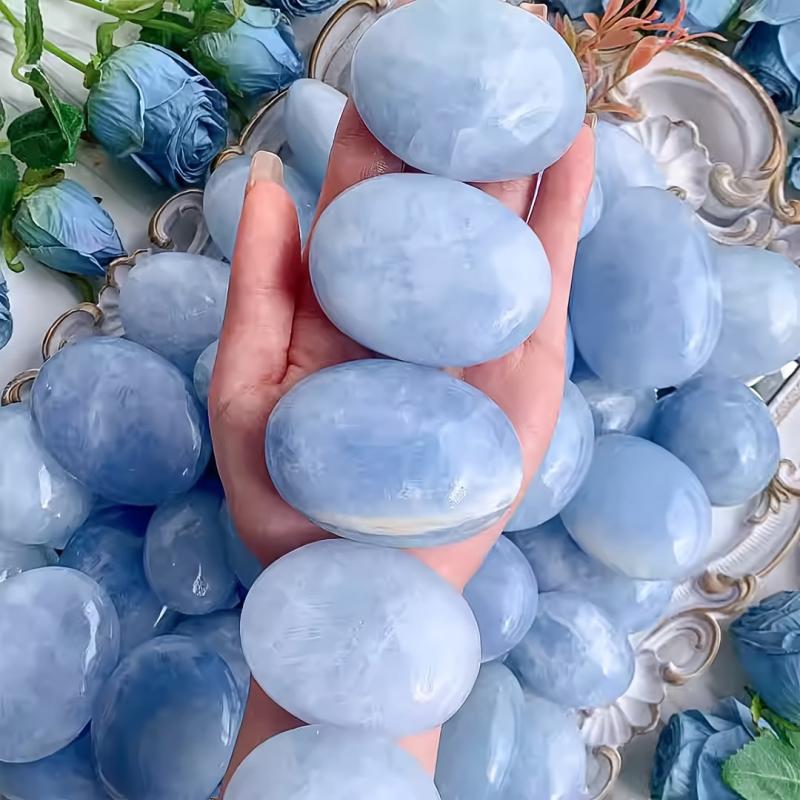 Bohemian Celestite Stone Heart Shaped DIY Decorative Gift