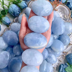 Bohemian Celestite Stone Heart Shaped DIY Decorative Gift